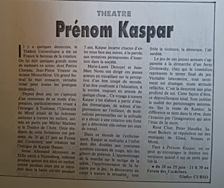 PRÉNOM KASPAR