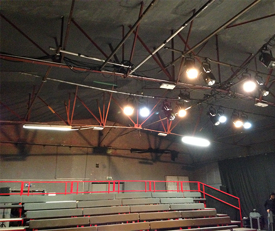 Gradins grande salle